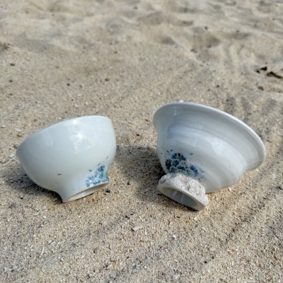 やちむん さんごマカイセット(大・小)【1494817】