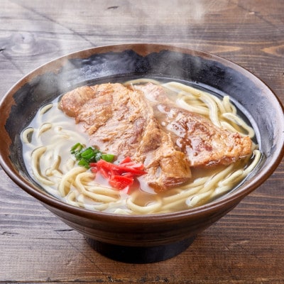 宮良そば もちもち生麺の本ソーキそば 4食セット(特製スープ付き)【配送不可地域：離島】【1692815】
