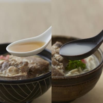 【沖縄そば金太郎】軟骨ソーキそば 4食セット(とんこつ2食・かつお2食)【配送不可地域：離島】【1661674】