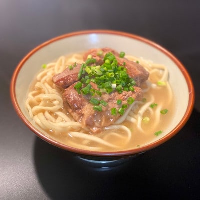 製麺所が作るとろとろ軟骨ソーキそばのセット(4人前)【配送不可地域：離島】【1722921】