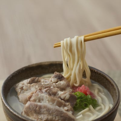 【沖縄そば金太郎】豚骨ベースの軟骨ソーキそば 8食セット【配送不可地域：離島】【1676877】