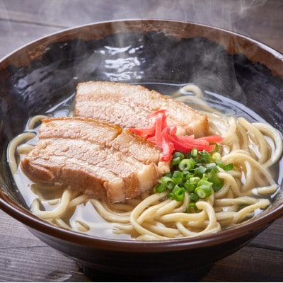 ラフテーそば(10食)三枚肉 もちもち生麺 特製スープ付き|沖縄そば【宮良そば】【配送不可地域：離島】【1692833】
