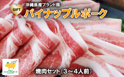 【ギフト・贈答】パイナップルポーク焼肉セット(3〜4人前)【配送不可地域：離島】【1386174】