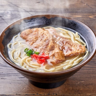 宮良そば もちもち生麺の本ソーキそば 8食セット(特製スープ付き)【配送不可地域：離島】【1692823】