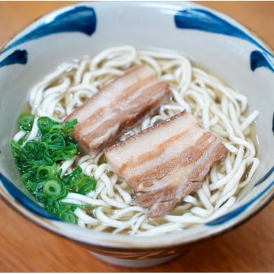 沖縄そば屋「米八そば」　三枚肉そば　4食セット【配送不可地域：離島・北海道・東北・関東・信越、北陸・東海・近畿・中国・四国・九州】【1706270】