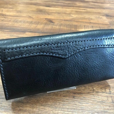 三つ折り長財布(ブラック)【1388598】