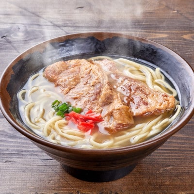 宮良そば もちもち生麺の本ソーキそば 2食セット(特製スープ付き)【配送不可地域：離島】【1692812】