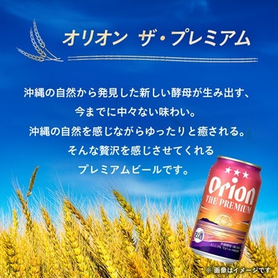 【毎月定期便】毎月届く楽しみ!オリオンビール ザ・プレミアム 350ml×24本全3回【4074836】