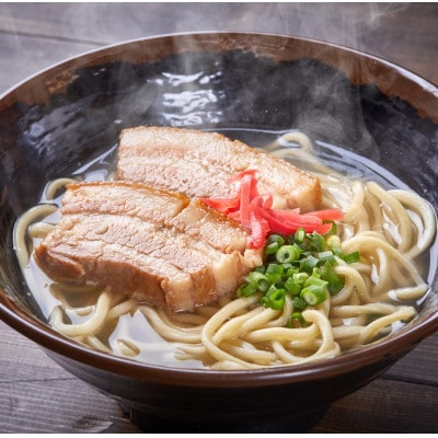 ラフテーそば(2食)三枚肉 もちもち生麺 特製スープ付き|沖縄そば【宮良そば】【配送不可地域：離島】【1692827】