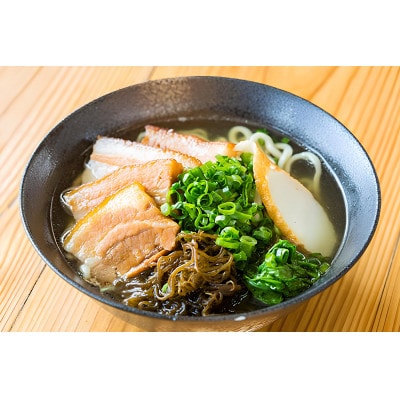 地元民から人気の名店 幸ちゃんそば もずく生麺 三枚肉そば 2食セット【配送不可地域：離島】【1691181】