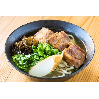 地元民から人気の名店 幸ちゃんそば もずく生麺 ソーキそば 2食セット【配送不可地域：離島】【1691170】