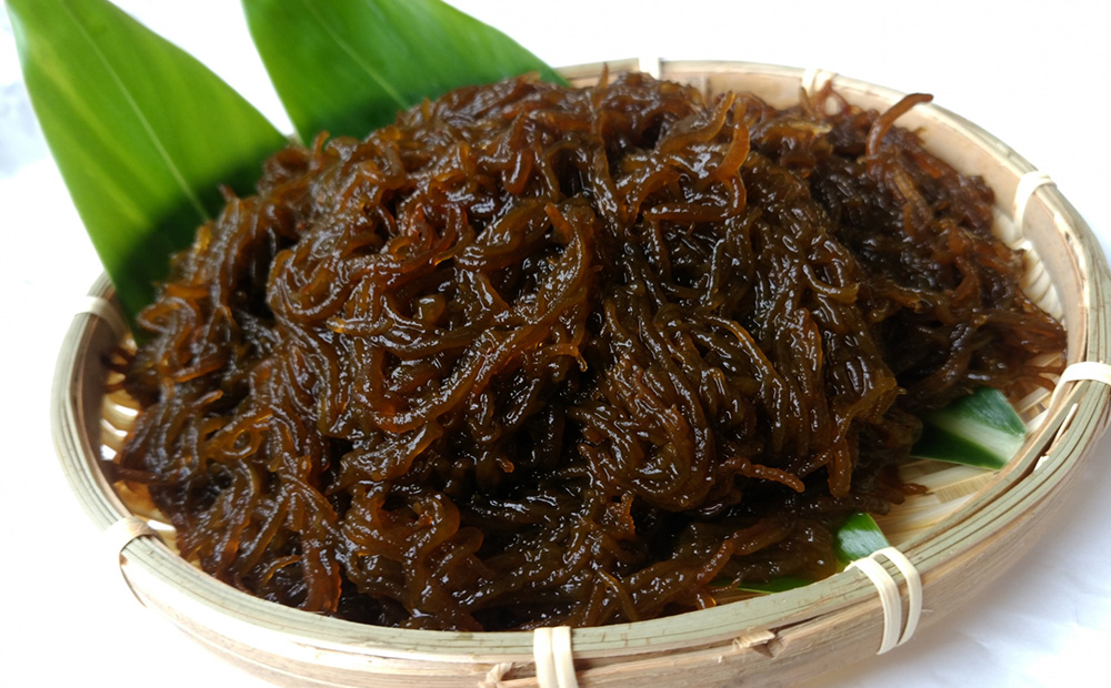 【久ー韓】韓国本場味！久米島産「もずくキムチ」2パック 韓国料理 ヤンニョム ソウルフード 発酵食品 本場 県産品 島野菜 沖縄 自家製 ソース 漬物 沖縄初 人気 韓流 K-POP お土産 お裾分け モズク イベント出店 トッピング