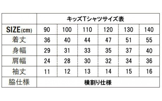 久米島の亀ロゴマークキッズＴシャツ（110cm）