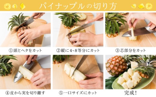 熟鮮サンドルチェ(R)2㎏（2玉）と甘さをぎゅっと詰め込んだ100％パイナップルジュース1本　パイン　果物　フルーツ