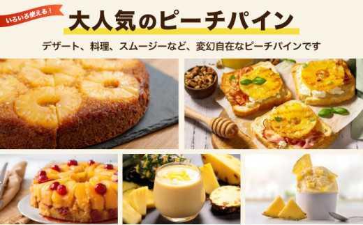 2026年 先行予約 ピーチパイン 約2kg 2～4玉 濃密 