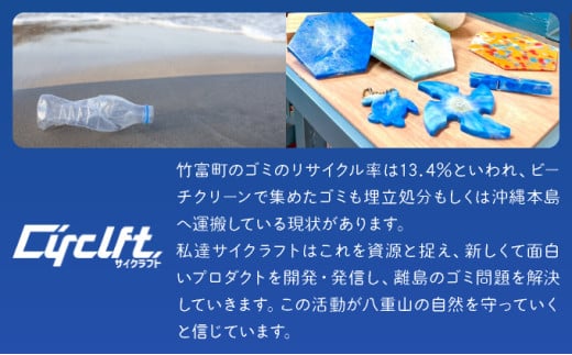 ケーブル巻き取りクリップ　鳩間島ぐでしーさー