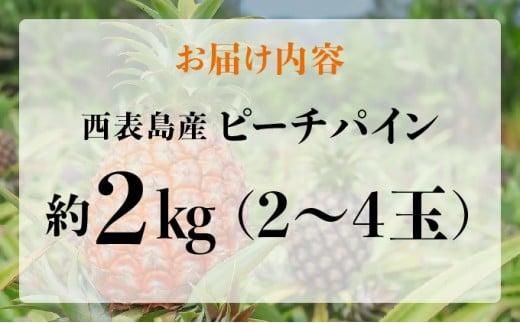 アララガマ農園発祥のピーチパイン。香り高く女性人気NO.1！国内流通量1％未満、幻の完熟ピーチパイン　ピーチパイン2kg（2～4玉）
