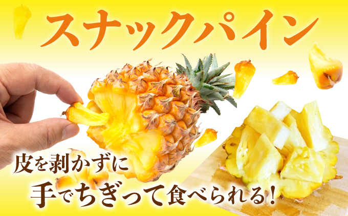 【訳あり】大きさ不揃い　お得！箱にいっぱいスナックパイン4㎏セット