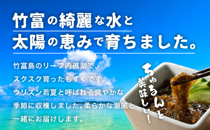 竹富島産　塩もずく 500g×3パック