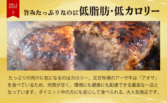 ハンバーグ 牛肉 100% 黒島 アーサ牛 150g×10個 セット