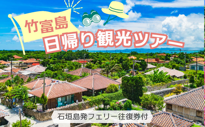 竹富島日帰り観光ツアー　〜水牛車で楽しむ竹富島での過ごし方＜半日／指定ホテルお送り＞【 旅行 体験チケット観光 大自然 体験ツアー 観光 沖縄 アクティビティ】