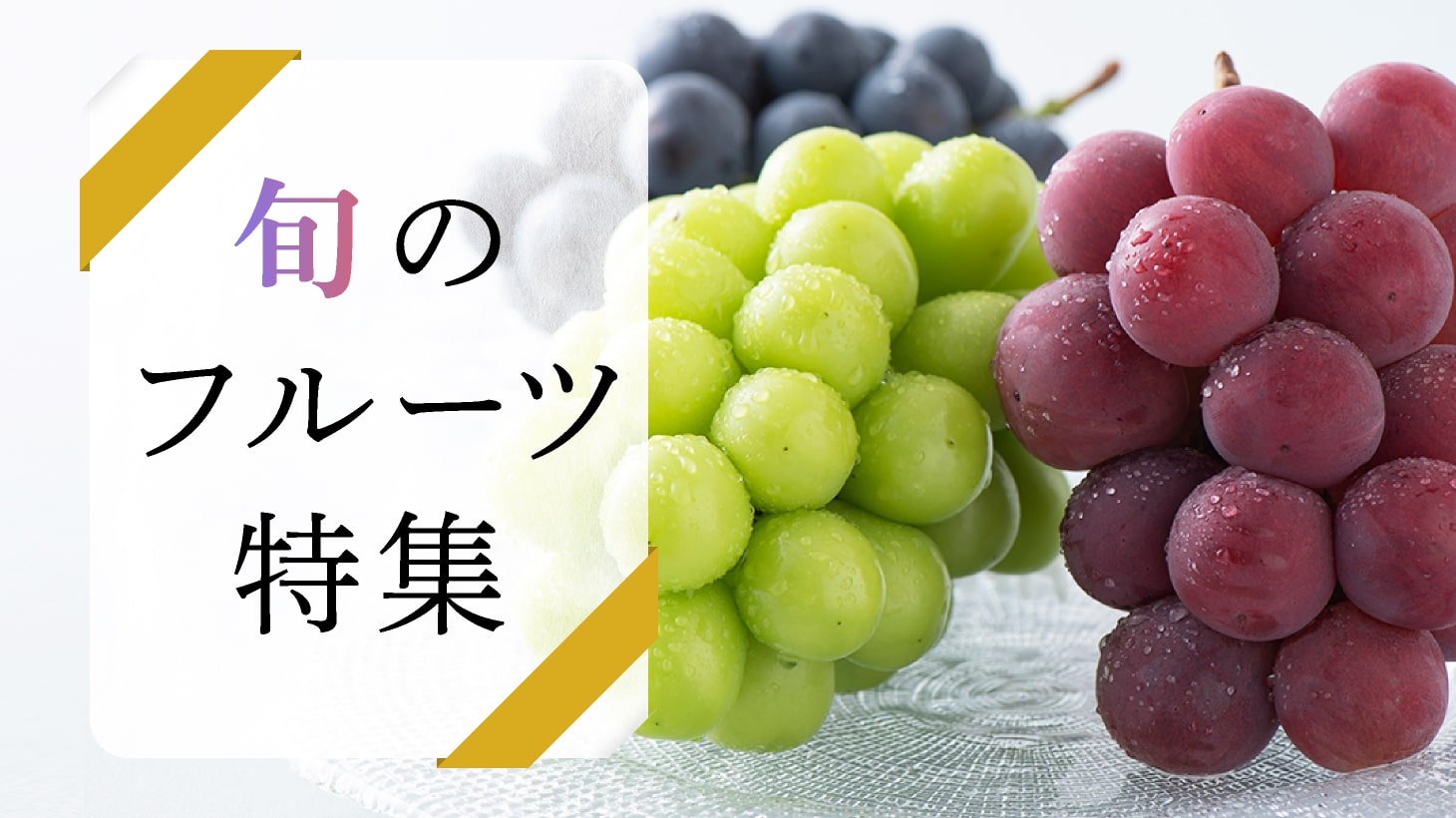 ＜旬のフルーツ（ぶどう）＞