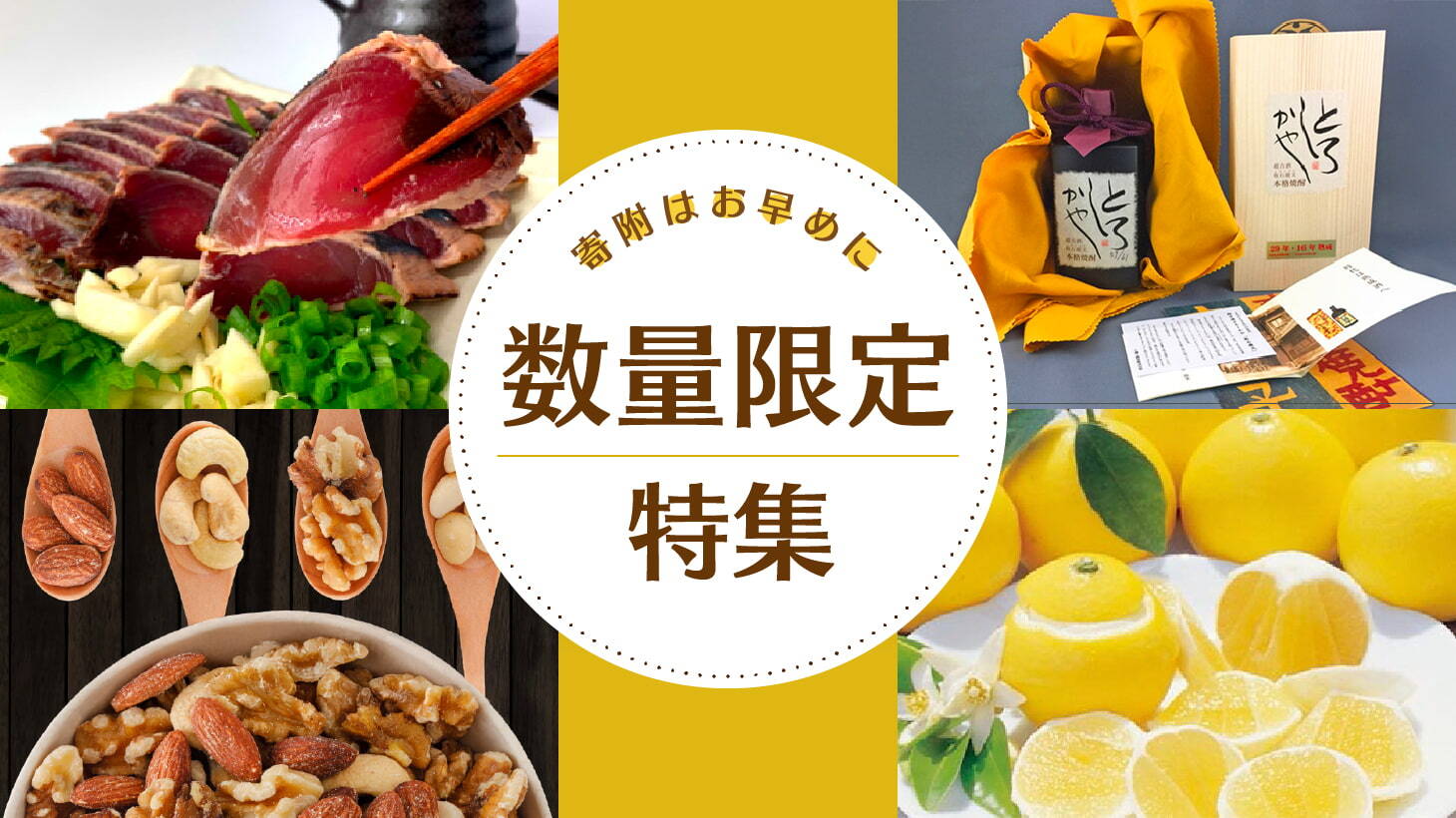 数量限定返礼品特集