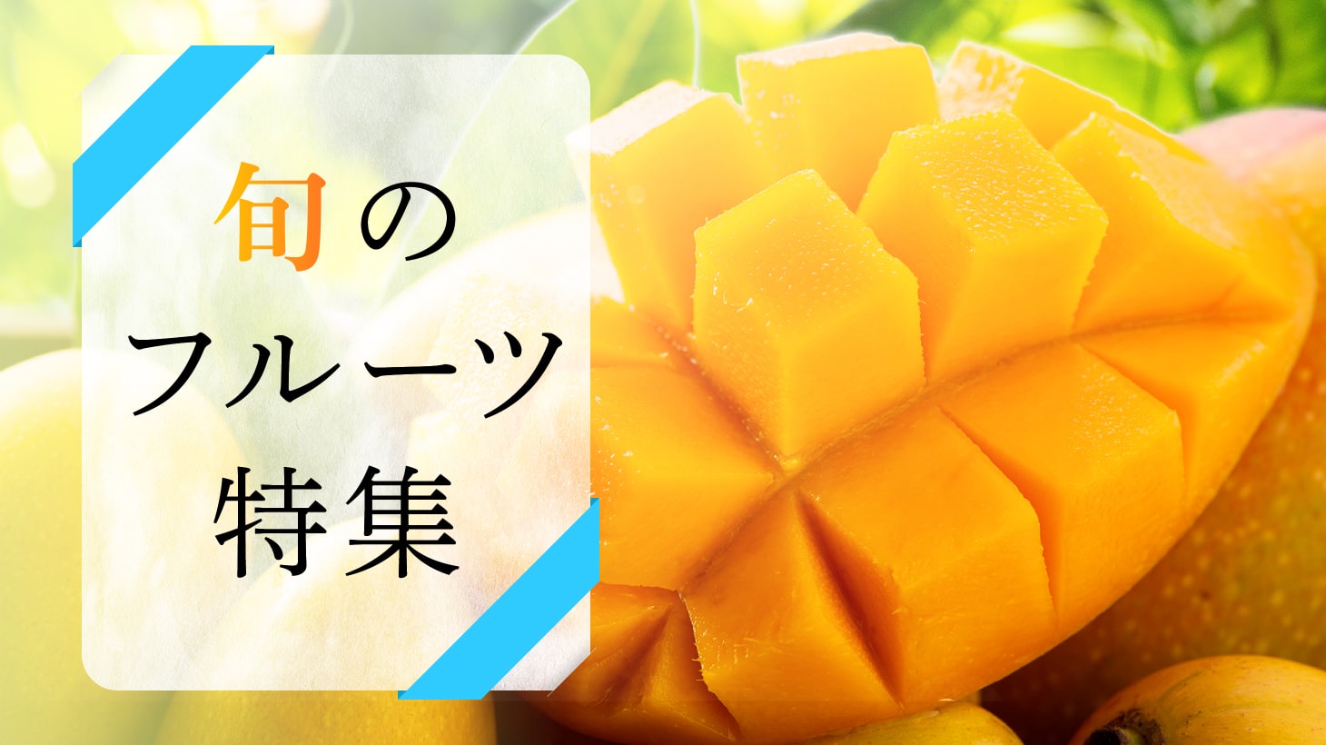 ＜旬のフルーツ特集（マンゴー）＞