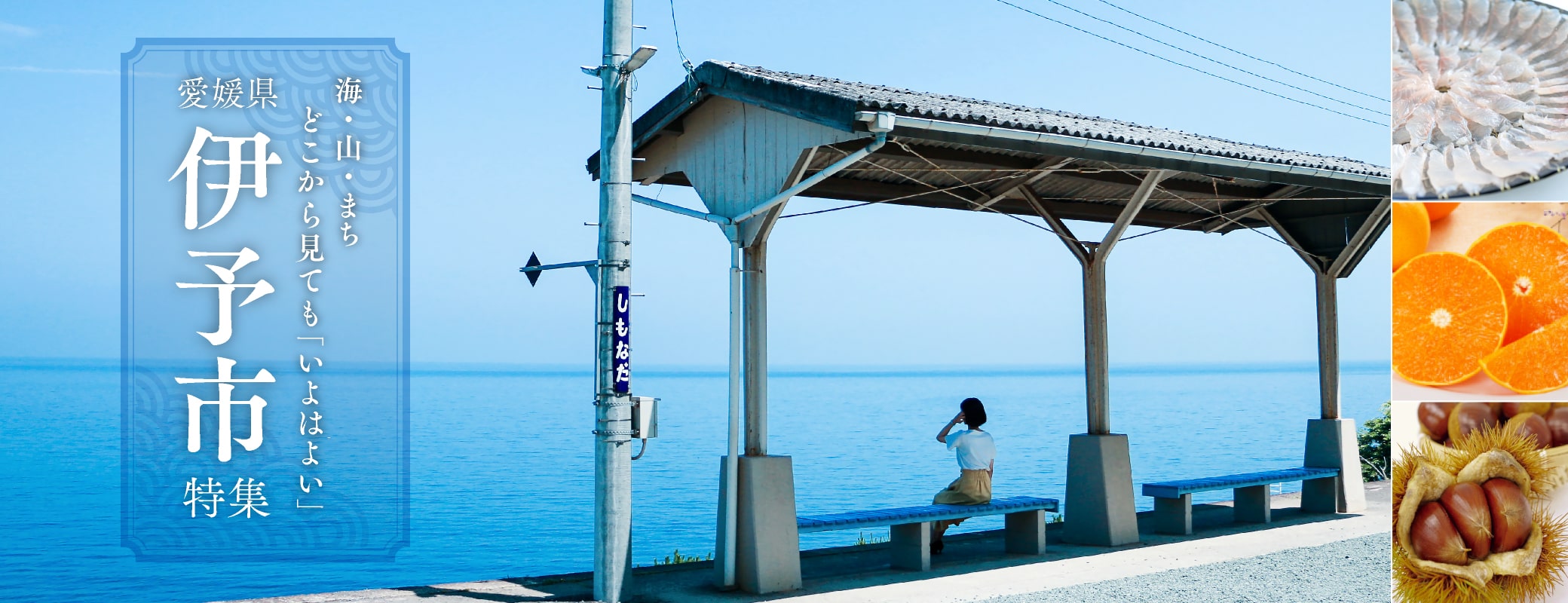 海・山・まち　どこから見ても「いよはよい」　愛媛県伊予市特集