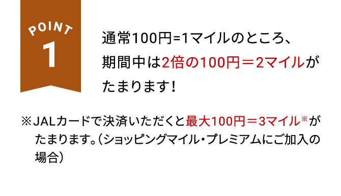 POINT2 期間中の寄附は何度でもWマイルの対象です！