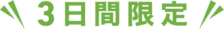 4日間限定